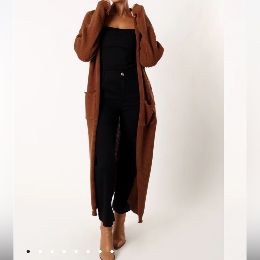 Long duster cardigan